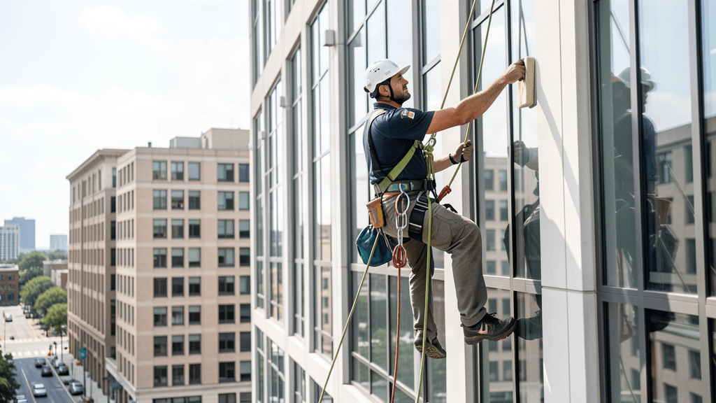 Commercial High Rise Window Cleaning Contract Bid Math